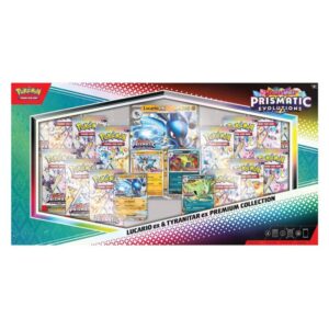 Scarlet & Violet 8.5: Prismatic Evolutions – Lucario ex & Tyranitar ex Premium Collection